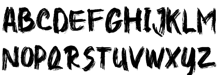 Higher Jump Font LOWERCASE