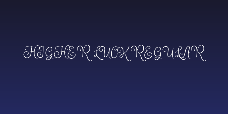 Higher Luck Regular Social Header