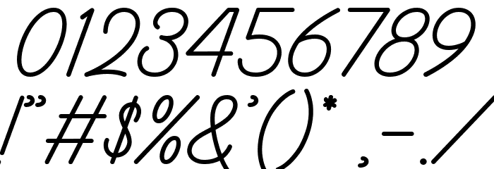 Higher Monday Regular Font OTHER CHARS