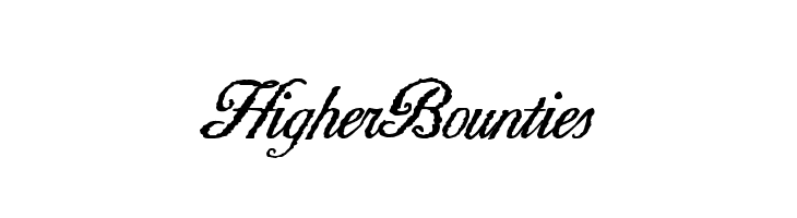 HigherBounties Font