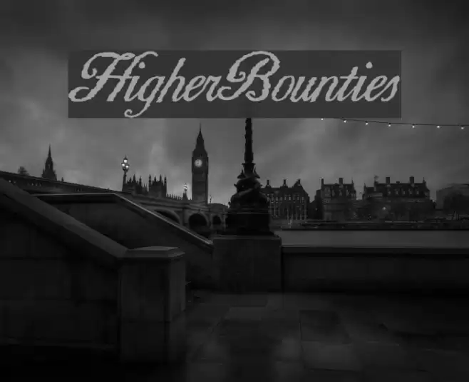 HigherBounties Font examples
