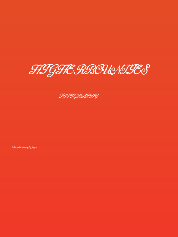 HigherBounties Poster