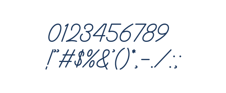 HigherMonday-Regular Other Characters