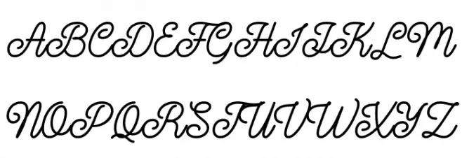 HigherMonday-Regular Font Litere mari