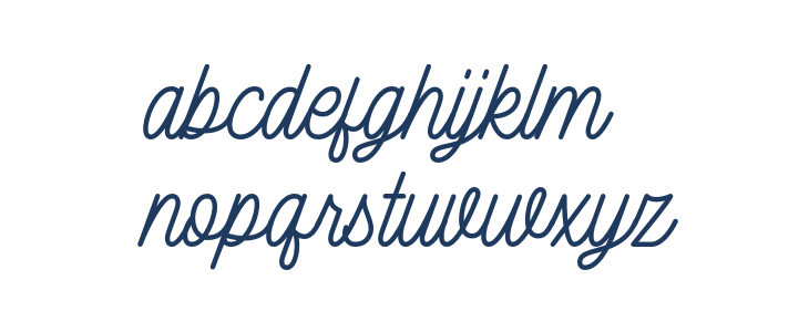 HigherMonday-Regular Lowercase