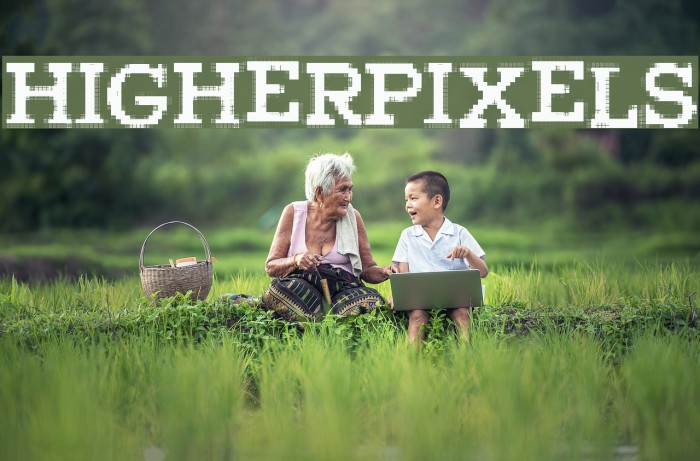HigherPixels Font examples