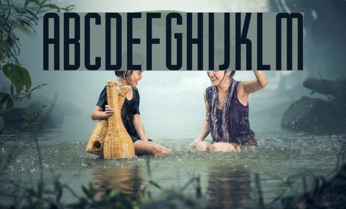 Higherup Normal Font examples