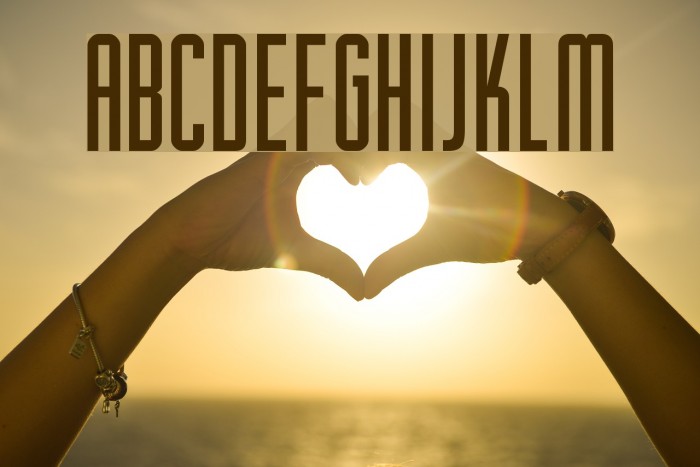 Higherup Normal Font examples