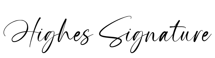 Highes Signature  لخطوط تنزيل