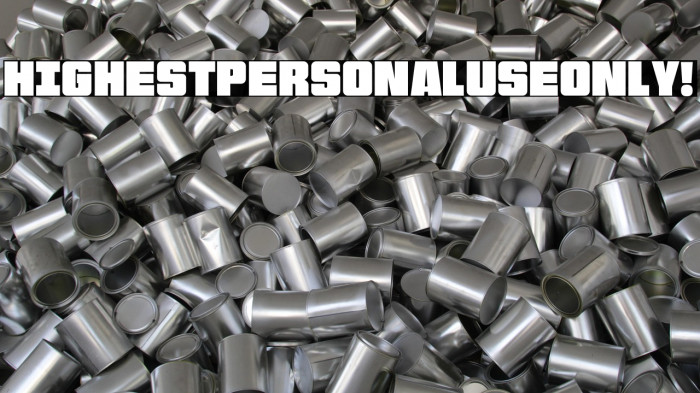 Highest PERSONAL USE ONLY! Example 2