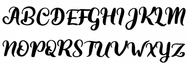 HighestDafont-Regular Schriftart Groß