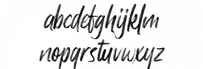 Highfilm Schriftart Kleinbuchstaben