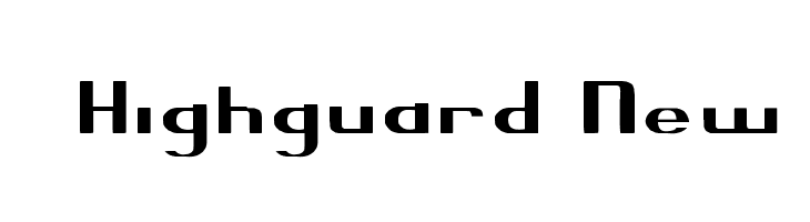 Highguard New  フリーフォントのダウンロード