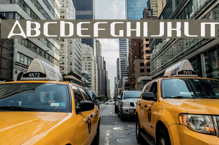 Highguard New Font examples