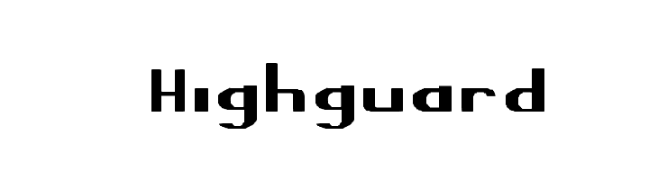 Highguard  baixar fontes gratis