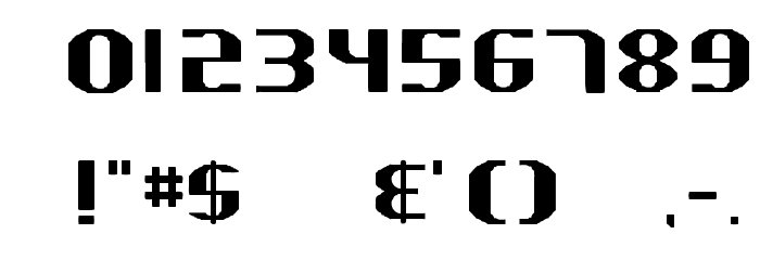 Highguard Font OTHER CHARS