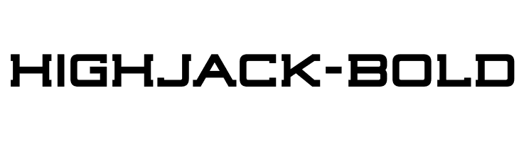 Highjack-Bold  Free Fonts Download