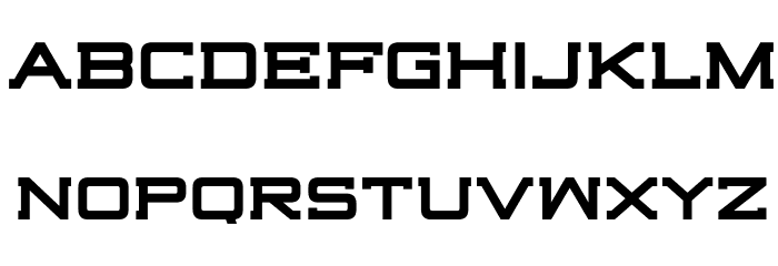 Highjack-Bold Font LOWERCASE