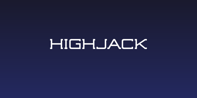 Highjack Social Header