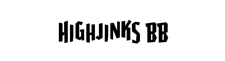 Highjinks BB  नि: शुल्क फ़ॉन्ट्स डाउनलोड