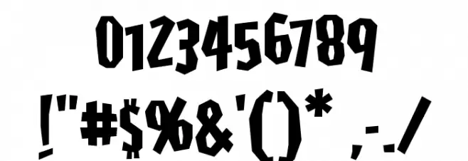 Highjinks BB Font OTHER CHARS