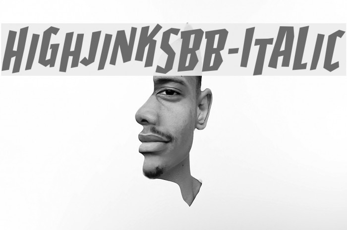 HighjinksBB-Italic Font examples