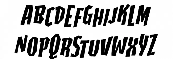 HighjinksBB-Italic Caratteri MINUSCOLO