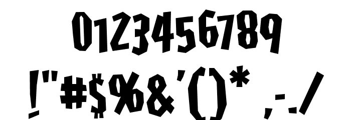 HighjinksBB Font OTHER CHARS