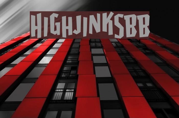 HighjinksBB Font examples