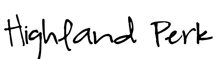 Highland Perk Font