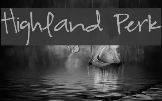 Highland Perk Font examples