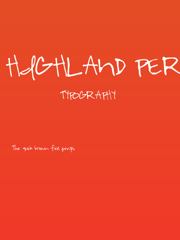 Highland Perk Poster