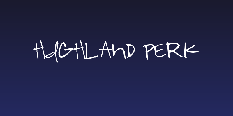 Highland Perk Social Header