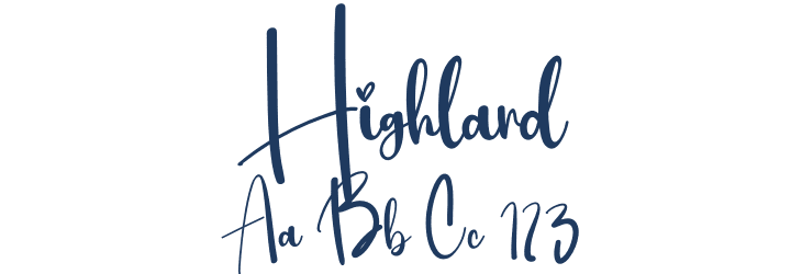 Highland Font Preview