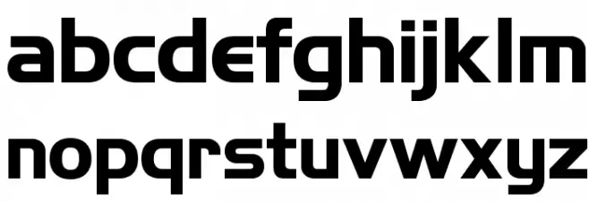 HighlandGothicFLF-Bold Fuentes MINÚSCULAS