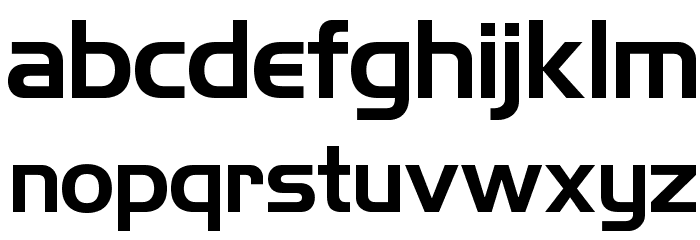 HighlandGothicFLF Font LOWERCASE