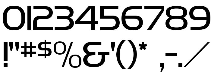 HighlandGothicLightFLF Font OTHER CHARS