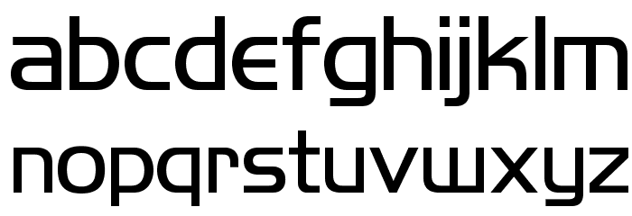 HighlandGothicLightFLF Font LOWERCASE