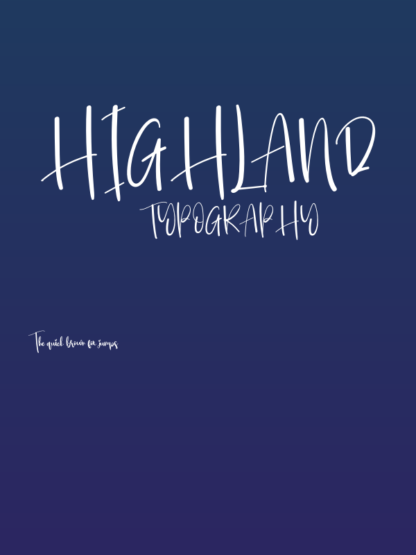 Highland Poster