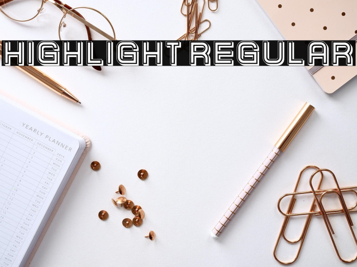 Highlight Regular Example 1