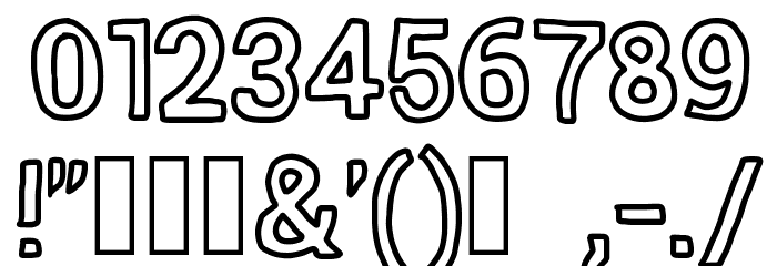 Highlight Font OTHER CHARS