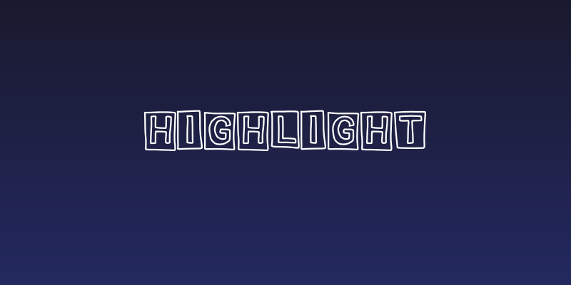 Highlight Social Header