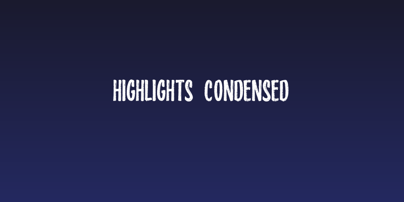 Highlights Condensed Social Header