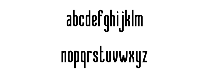 Highliner Font LOWERCASE