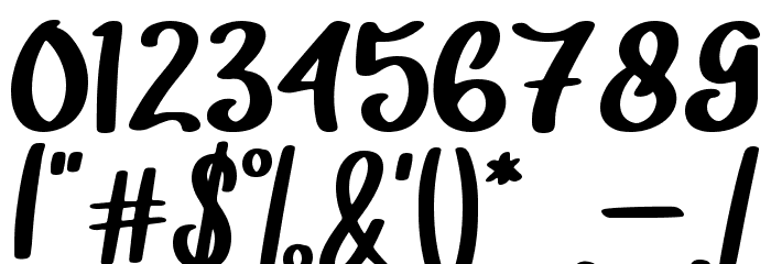 Highlove -Personal Use Font OTHER CHARS