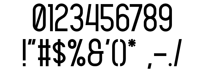 Highly Font OTHER CHARS