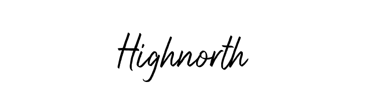 Highnorth  フリーフォントのダウンロード