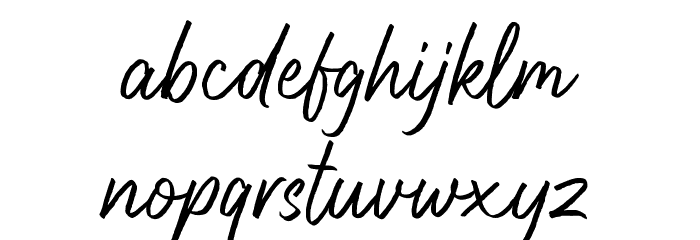 Highnorth Font LOWERCASE