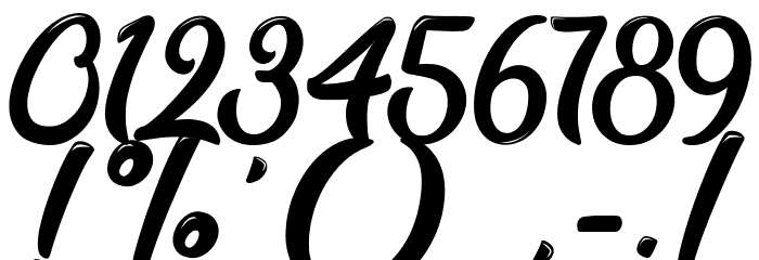Highschool Font OTHER CHARS