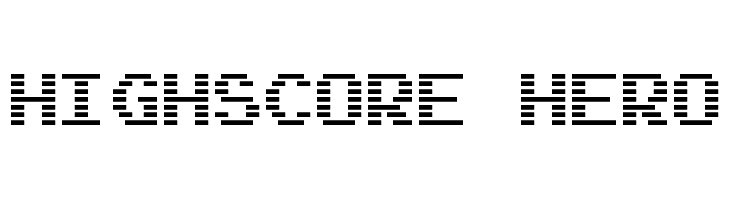 Highscore Hero Fonte